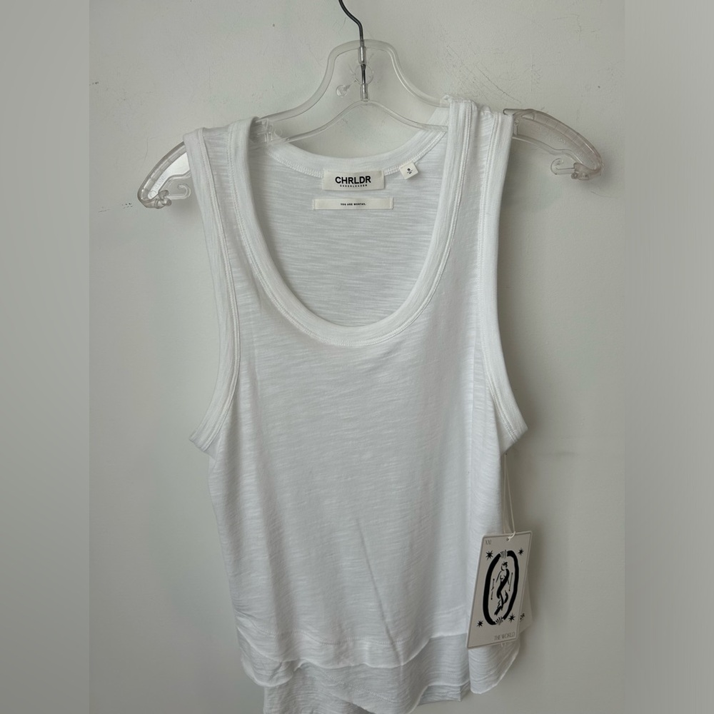 CHRLDR white tank top